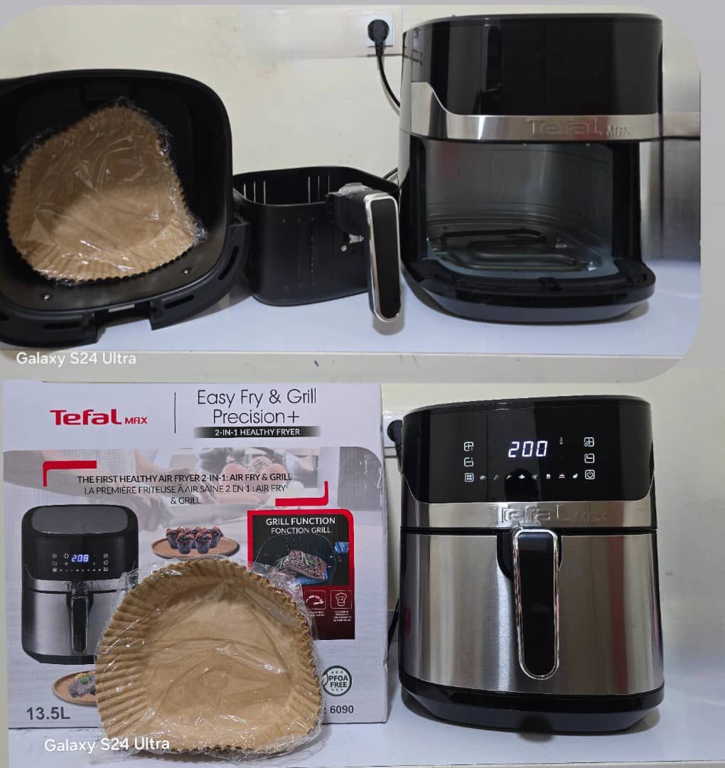 ✅سرخ کن تفال  ✅دو المنت  ✅حک شده  ✅۱۳/۵لیتر  ✅کد 6090  ✅ همراه با اشانتیون کاغذ سرخ  ✅